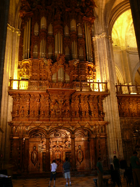 Cathédrale de Séville Un des orgues de la Cathédrale
