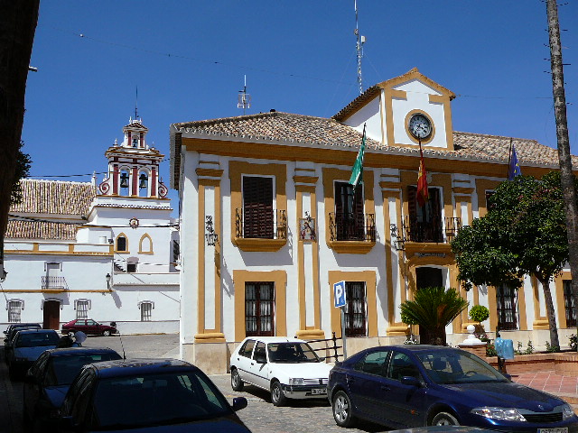 01 Guillena Mairie (<i>Ayuntamiento</i>) et Eglise (<i>Iglesia</i>)