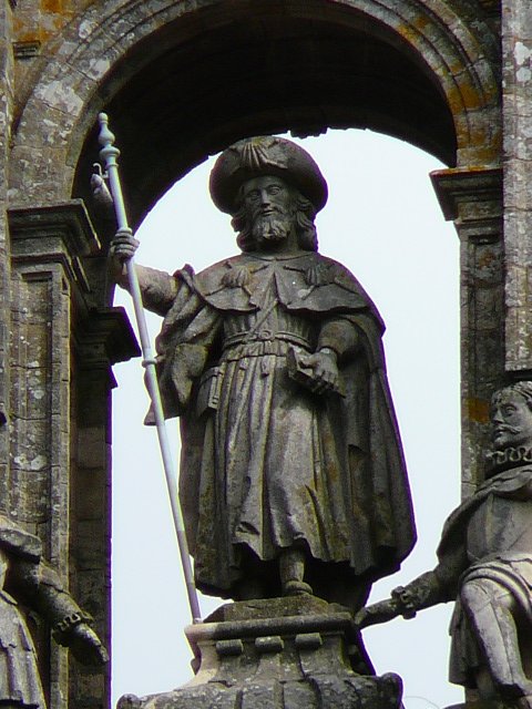 08 Saint Jacques de Compostelle Statue de Saint Jacques de Compostelle