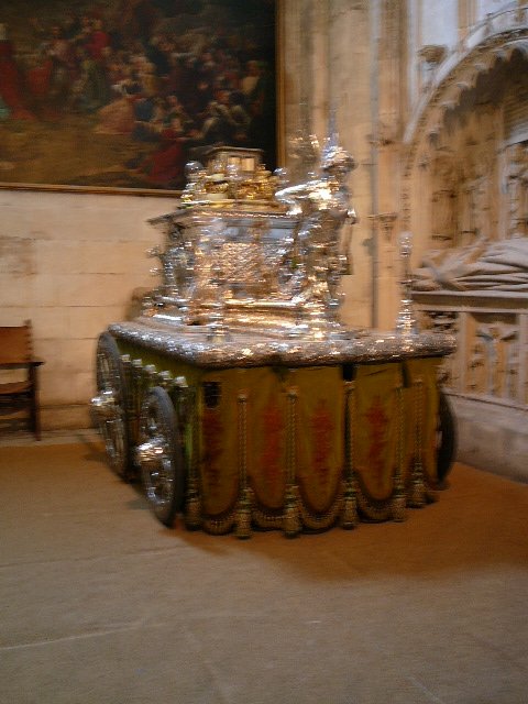 Brancard de procession de la Cathédrale de Burgos 