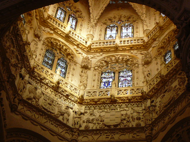 Lanterne de la croisée du transept de la Cathédrale de Burgos 